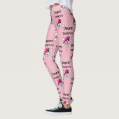 Pirate Princess met roze schedel Leggings (Links)