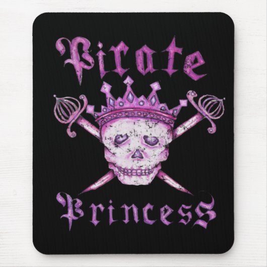 Pirate Princess Mousepad Muismat (Voorkant)