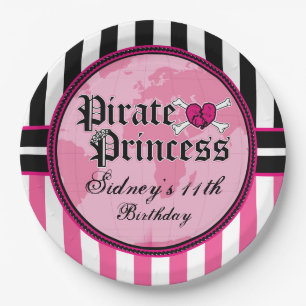 Pirate Princess Party Papieren Bordje