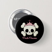 Pirate Princess Ronde Button 5,7 Cm (Voorkant /achterkant)