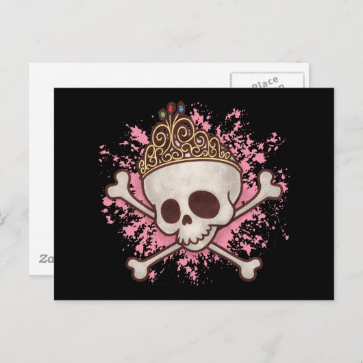 Pirate Princess-tiara Briefkaart (Voorkant / Achterkant)