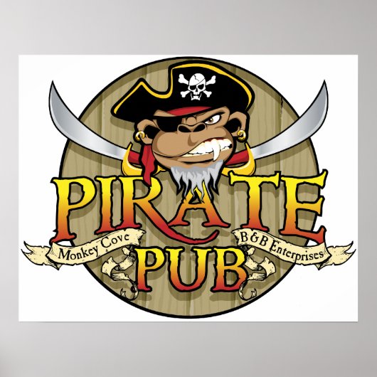 Pirate Pub Poster (Voorkant)