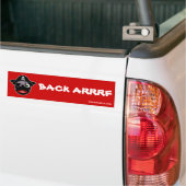 Pirate Pug Bumpersticker (Op Truck)