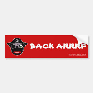 Pirate Pug Bumpersticker