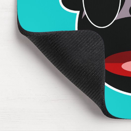 Pirate Pug Mousepad Muismat (Hoek)