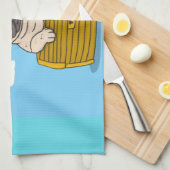 Pirate Pug Theedoek (Quarter Fold)