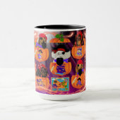 Pirate Pumpkin Pups Mug Mok (Midden)
