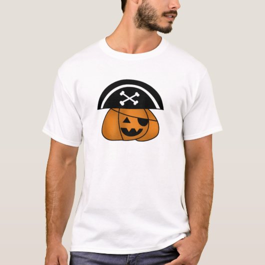 Pirate Pumpkin T-shirt (Voorkant)