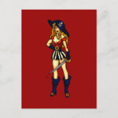Pirate Queen Briefkaart (Voorkant)