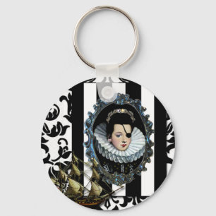 Pirate Queen, mijn dame...oorspronkelijke kunst Sleutelhanger