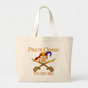 Pirate Queen Peace Sign Canvas tas