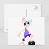 Pirate Rabbit Briefkaart (Voorkant / Achterkant)