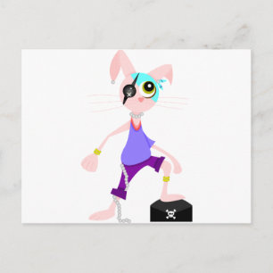 Pirate Rabbit Briefkaart