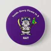 Pirate Rat Button (Voorkant)