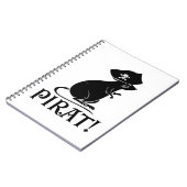 Pirate Rat | Pirate House Rat Rodent Gift Notitieboek (Linkerzijde)