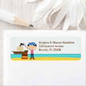 Pirate retour adreslabels etiket (Insitu)