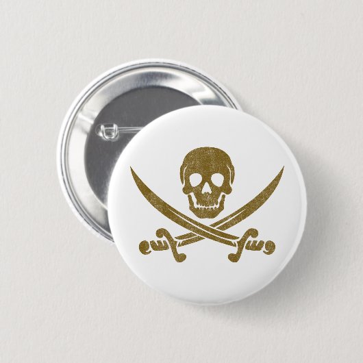  Pirate Ronde Button 5,7 Cm (Voorkant /achterkant)