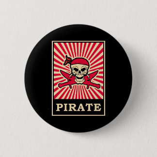 Pirate Ronde Button 5,7 Cm