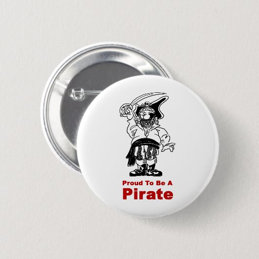 Pirate Ronde Button 5,7 Cm (Voorkant /achterkant)