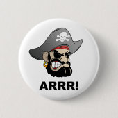 Pirate Ronde Button 5,7 Cm (Voorkant)
