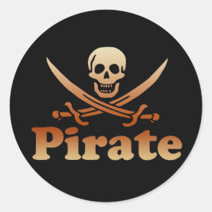 Pirate Ronde Sticker