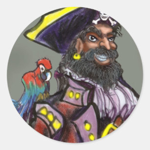 Pirate Ronde Sticker
