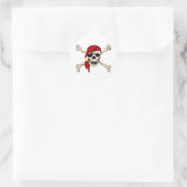 Pirate Ronde Sticker (Tas)