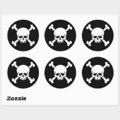 Pirate Ronde Sticker (Vel)