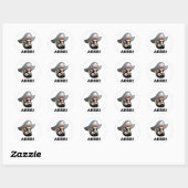 Pirate Ronde Sticker (Vel)