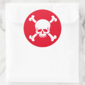Pirate Ronde Sticker (Tas)