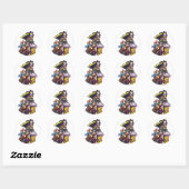 Pirate Ronde Sticker (Vel)