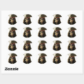 Pirate Ronde Sticker (Vel)