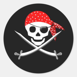 PIRATE RONDE STICKERS - PARTIJ