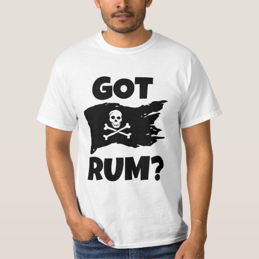 PIRATE RUM DAD MANNEN T-SHIRTS (Voorkant)