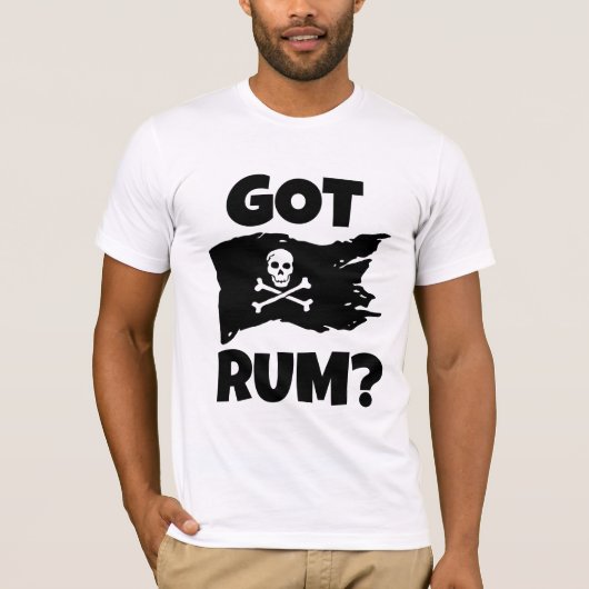 PIRATE RUM DAD MANNEN T-SHIRTS (Voorkant)