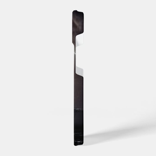 Pirate  Sailing Ship Night Stormy Skies iPhone Hoesje (Linkerkant)