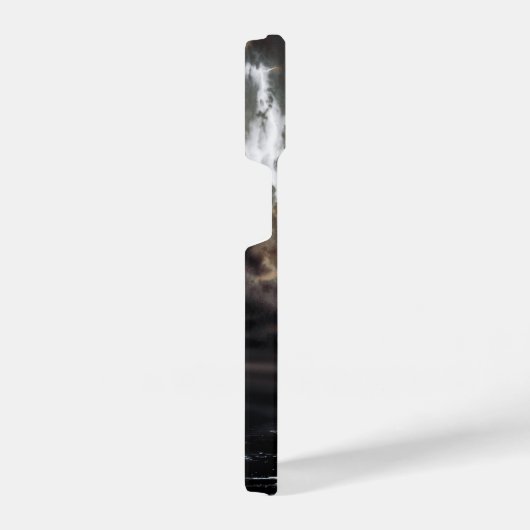 Pirate  Sailing Ship Night Stormy Skies iPhone Hoesje (Rechterkant)