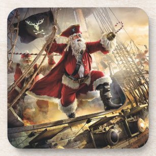 Pirate Santa Bier Onderzetter
