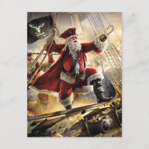 Pirate Santa Briefkaart