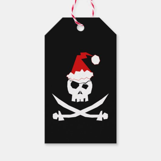 Pirate Santa Cadeaulabel (Voorkant)