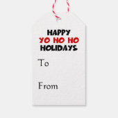 Pirate Santa Cadeaulabel (Achterkant)