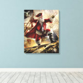 Pirate Santa Canvas Afdruk (Insitu (Houten vloer))