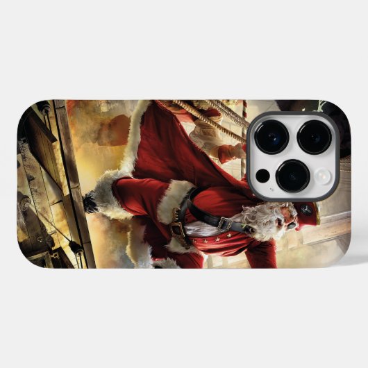 Pirate Santa Case-Mate iPhone Case (Achterkant (horizontaal))