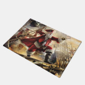 Pirate Santa Deurmat (Schuin)