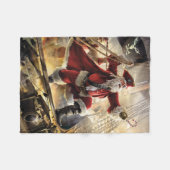 Pirate Santa Fleece Deken (Voorkant (Horizontaal))