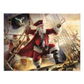 Pirate Santa Foto Afdruk (Voorkant)
