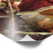 Pirate Santa Foto Afdruk (Hoek)