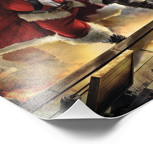 Pirate Santa Foto Afdruk (Hoek)