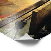 Pirate Santa Foto Afdruk (Hoek)