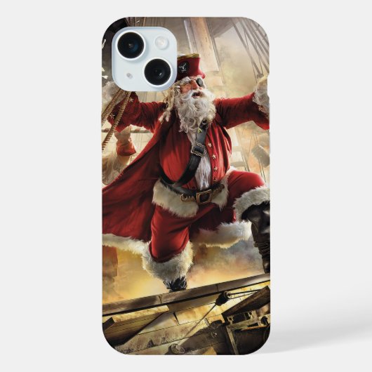 Pirate Santa iPhone Hoesje (Achterkant)